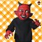 3.1 Feet Tall Little Devil Monster Kid Costume Poseable Red Imp Figure